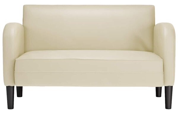 VidaXL krém műbőr loveseat kanapé 110 cm