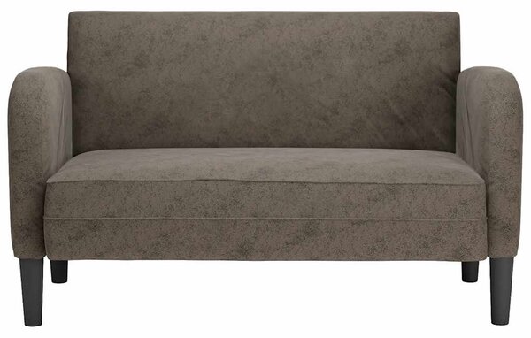 Sötétszürke műbőr Loveseat kanapé 110 cm