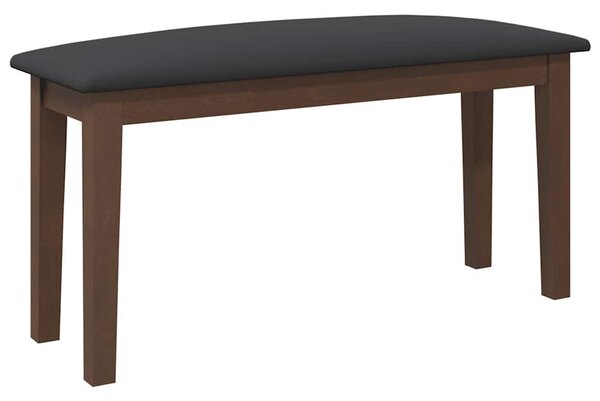 VidaXL barna tömörfa gumiból pad 90 cm