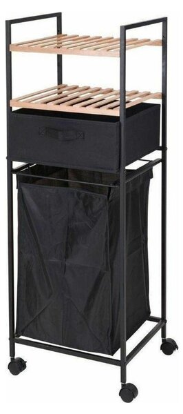 Mobil ruhakosár polcokkal és fiókkal GARMENT 38x105 cm