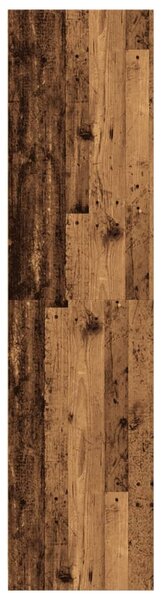 Antik fa színű szerelt fa ruhásszekrény 30 x 50 x 200 cm