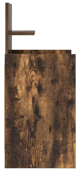 2 db füstös tölgy színű éjjeliszekrények 2 fiókkal 38x34x80 cm