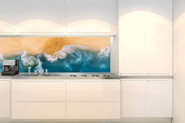 Konyhai fotótapéta - kék óceán 180 x 60 cm