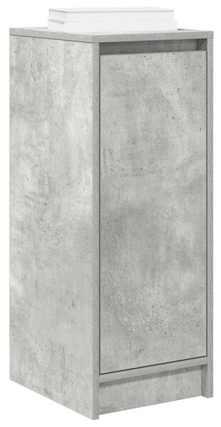 Betonszürke szerelt fa cipőszekrény 29,5x34x76 cm