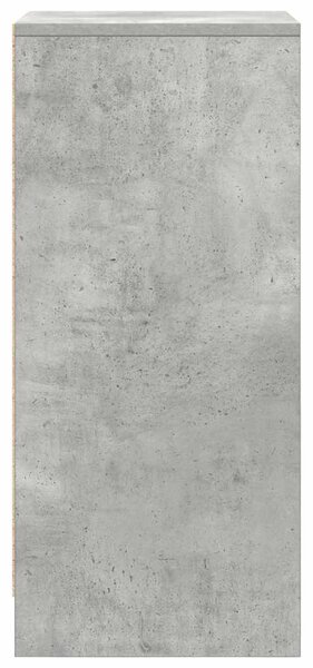Betonszürke szerelt fa cipőszekrény 29,5x34x76 cm