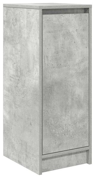 Betonszürke szerelt fa cipőszekrény 29,5x34x76 cm