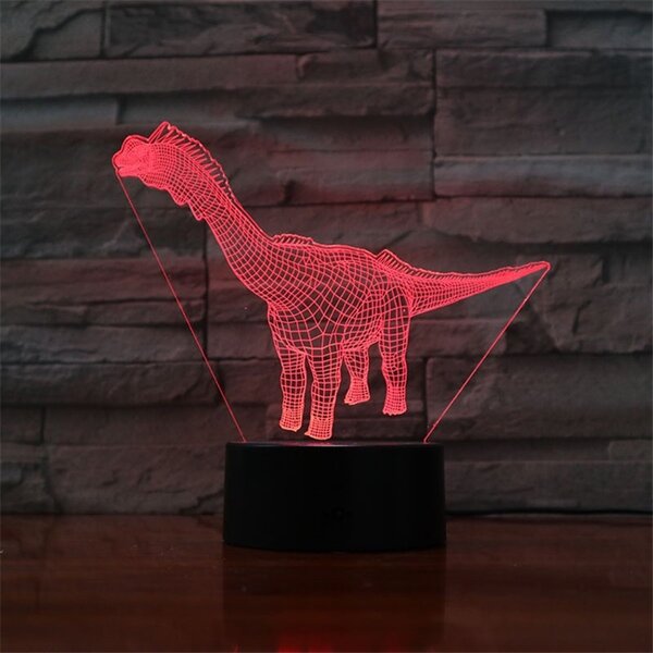Dinoszaurusz 3D led lámpa