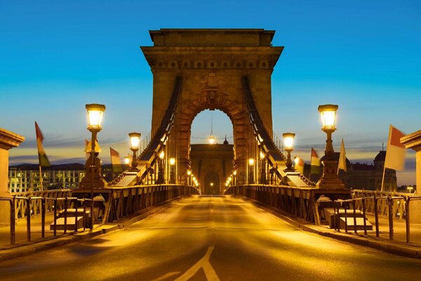 Nem szőtt fotótapéta híd budapesten 375 x 250 cm