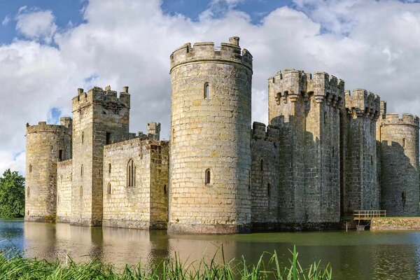 Nem szőtt fotótapéta bodiam kastély, anglia 375 x 250 cm