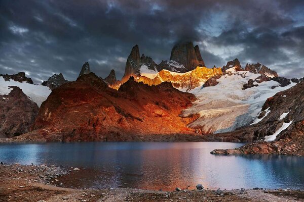 Nem szőtt fotótapéta fitz roy, argentína 375 x 250 cm