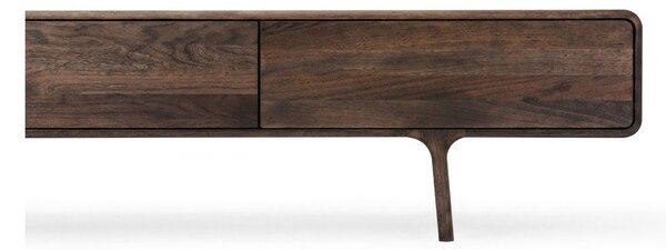 Barna tölgyfa TV-állvány 220x45x45 cm Fawn – Gazzda
