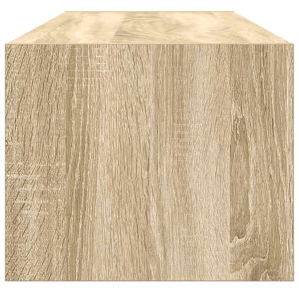 Sonoma tölgy színű szerelt fa TV-szekrény 100x31x25,5cm