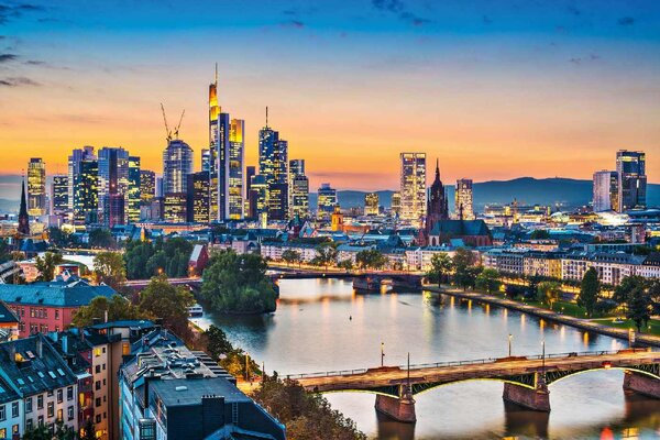 Nem szőtt fotótapéta frankfurt, németország 375 x 250 cm
