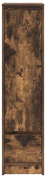 Füstölt tölgy szerelt fa magasszekrény 29,5x34x119,5 cm