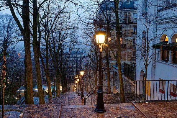 Nem szőtt fotótapéta montmartre 375 x 250 cm