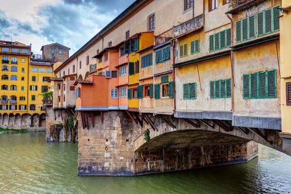 Nem szőtt fotótapéta ponte vecchio, firenze 375 x 250 cm