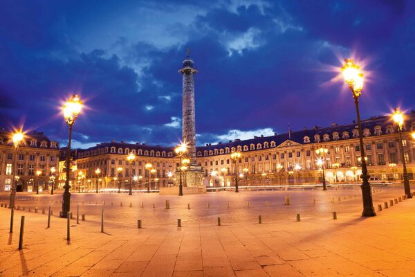 Nem szőtt fotótapéta place vendôme, párizs 375 x 250 cm