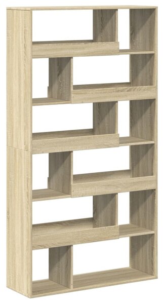 Sonoma tölgy színű szerelt fa térelválasztó 100 x 33 x 187,5 cm