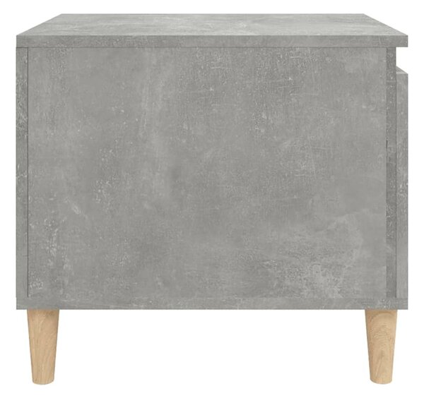 Betonszürke szerelt fa dohányzóasztal 100 x 50 x 45 cm