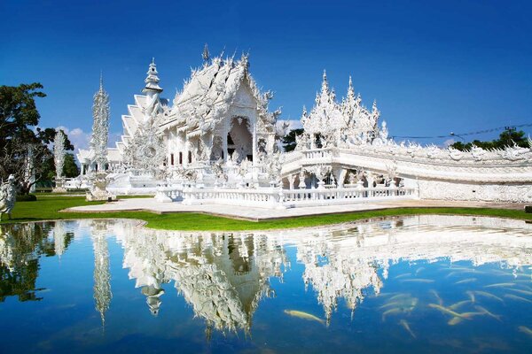 Nem szőtt fotótapéta buddhista templom 375 x 250 cm