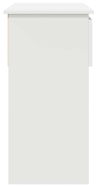 Fehér konzolasztal fiókokkal 85,5x38,5x74,5 cm