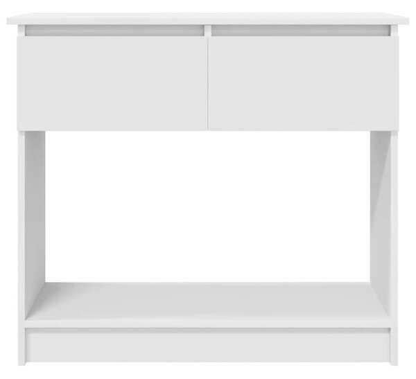 Fehér konzolasztal fiókokkal 85,5x38,5x74,5 cm