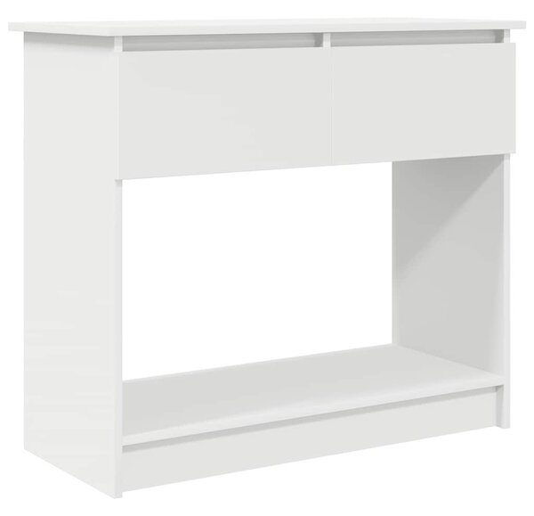 Fehér konzolasztal fiókokkal 85,5x38,5x74,5 cm