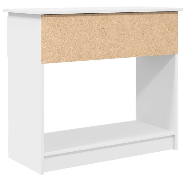 Fehér konzolasztal fiókokkal 85,5x38,5x74,5 cm