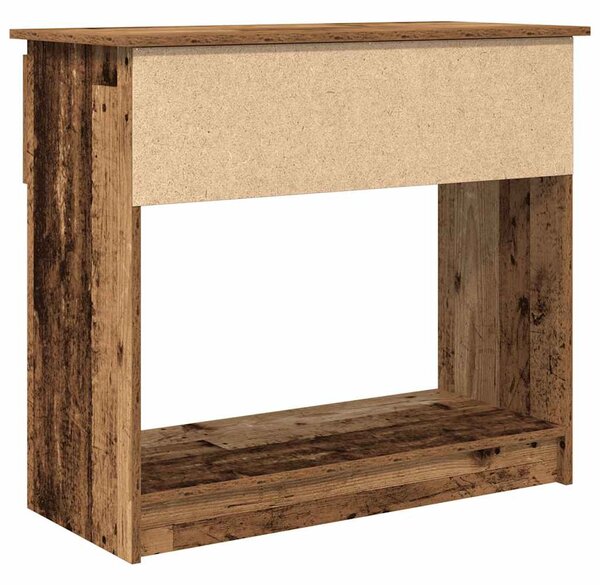 Antik fa konzolasztal fiókokkal 85,5x38,5x74,5 cm