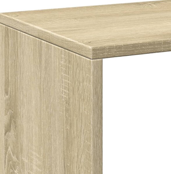 Sonoma tölgy szerelt fa elválasztó könyvespolc 102x29x103,5 cm