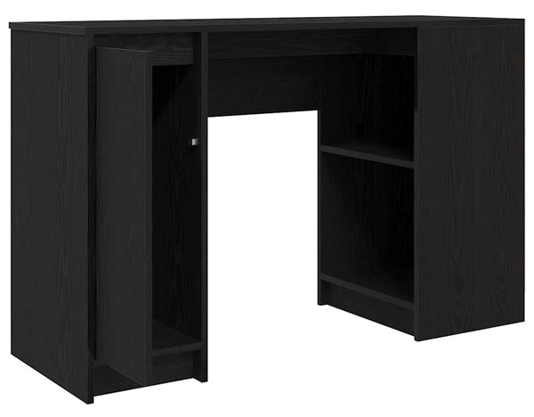 Fekete tölgy forgácslap íróasztal 120x42x76 cm