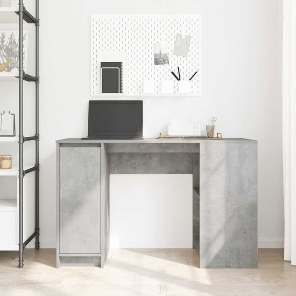Betonszürke forgácslap íróasztal 120x42x76 cm