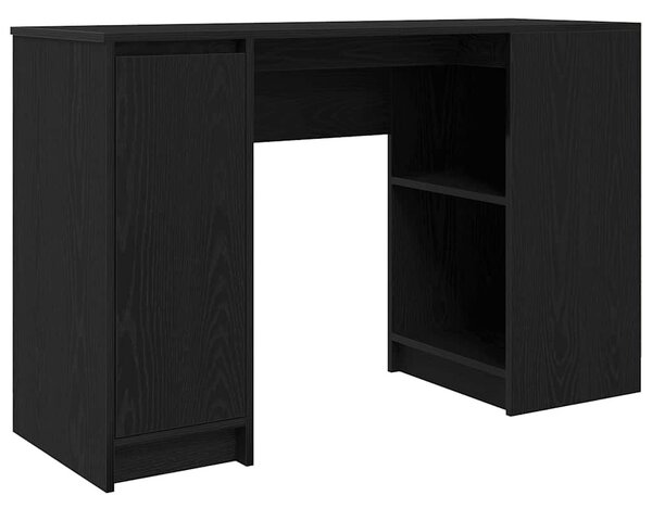 Fekete tölgy forgácslap íróasztal 120x42x76 cm