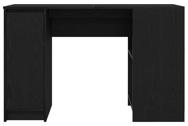 Fekete tölgy forgácslap íróasztal 120x42x76 cm