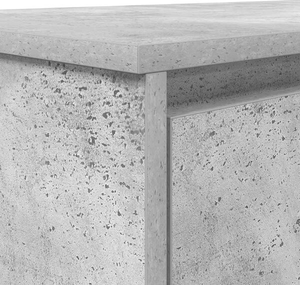 Betonszürke forgácslap íróasztal 120x42x76 cm