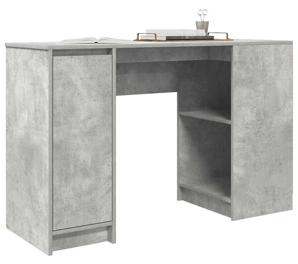 Betonszürke forgácslap íróasztal 120x42x76 cm