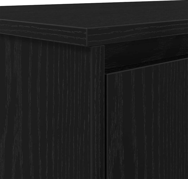 Fekete tölgy forgácslap íróasztal 120x42x76 cm