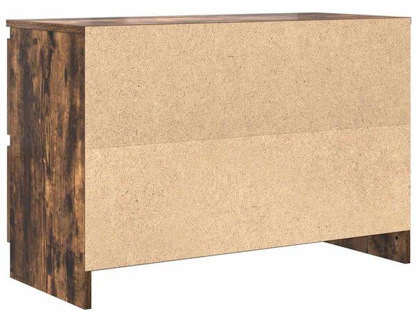 Füstös tölgy színű szerelt fa TV-szekrény 80x35x54 cm