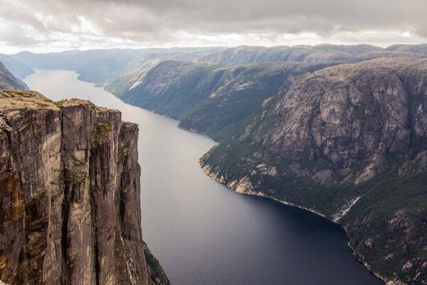 Nem szőtt fotótapéta lysefjorden, norvégia 375 x 250 cm
