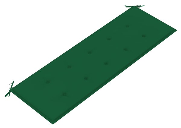 VidaXL zöld kerti pad párna 150 x 50 x 3 cm