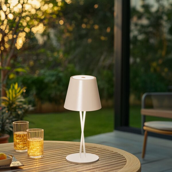 Kültéri Lámpa Lindby, Janea, dimmable, Bézs, Terasz, Fém, Modern