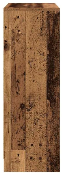Antik fa komód fiókokkal és ajtókkal 73x31x90 cm