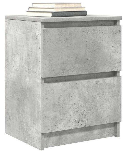 Betonszürke szerelt fa TV-szekrény 40x35x54 cm