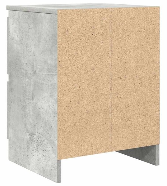 Betonszürke szerelt fa TV-szekrény 40x35x54 cm