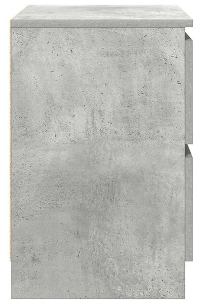Betonszürke szerelt fa TV-szekrény 40x35x54 cm