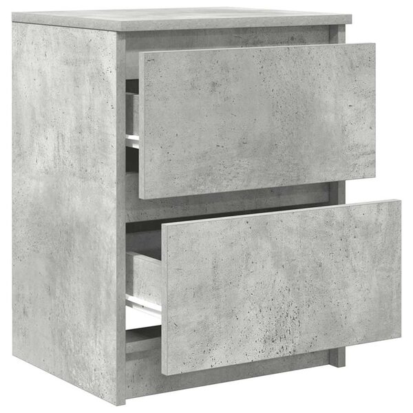Betonszürke szerelt fa TV-szekrény 40x35x54 cm
