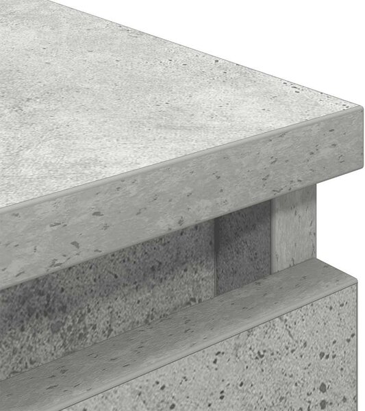 Betonszürke szerelt fa TV-szekrény 40x35x54 cm