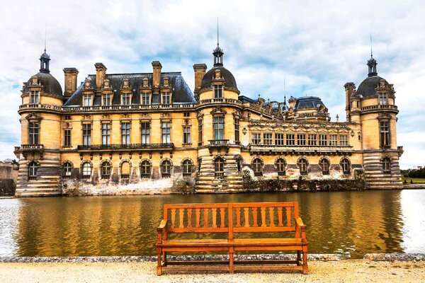 Nem szőtt fotótapéta chateau chantillyben 375 x 250 cm