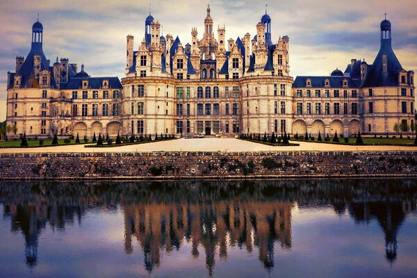 Nem szőtt fotótapéta chambord, loire-völgy 375 x 250 cm