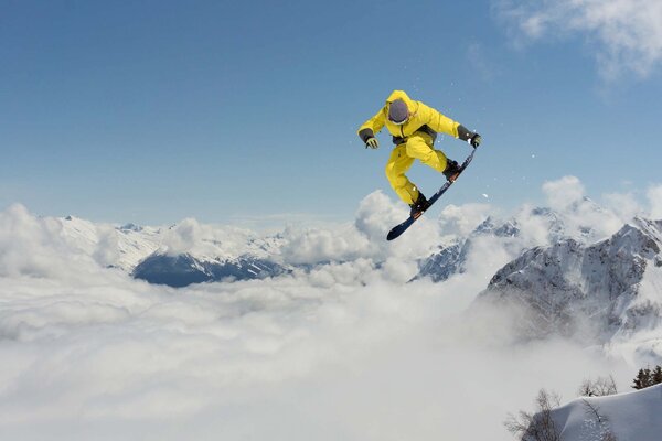 Nem szőtt fotótapéta ugró snowboardosok 375 x 250 cm